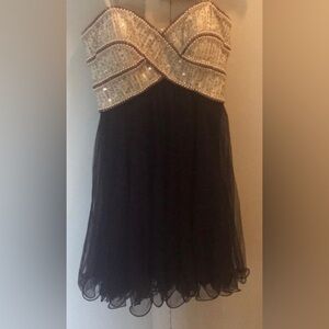 ✨⚡️💥Stacy Sklar Strapless beaded dress formerly night moves